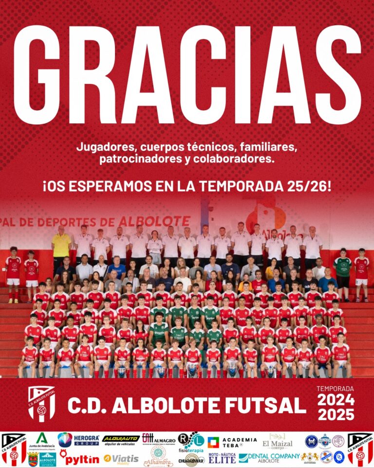 Lee más sobre el artículo El CD Albolote Futsal finaliza la temporada 24/25