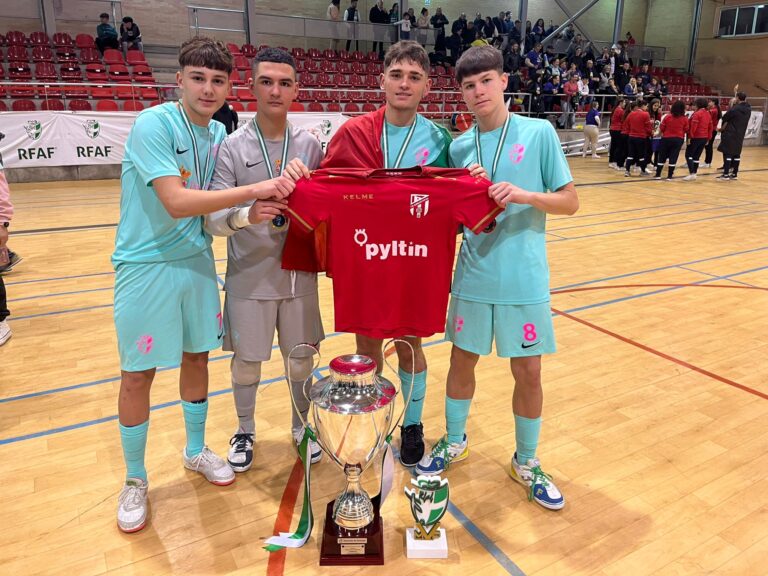Lee más sobre el artículo Cuatros cadetes del C.D Albolote Futsal se proclaman campeones de Andalucía con la selección granadina cadete