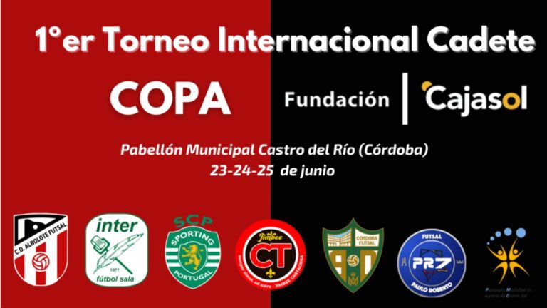 Lee más sobre el artículo El cadete PYLTIN Albolote FS participará en el ‘I Torneo Internacional Cadete Copa Fundación Cajasol’