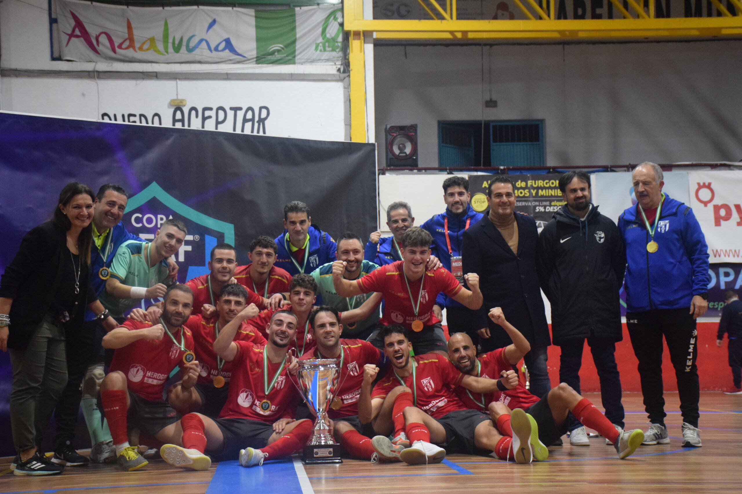 En este momento estás viendo Crónica | El HEROGRA Albolote FS se consagra como campeón de la Copa RFAF