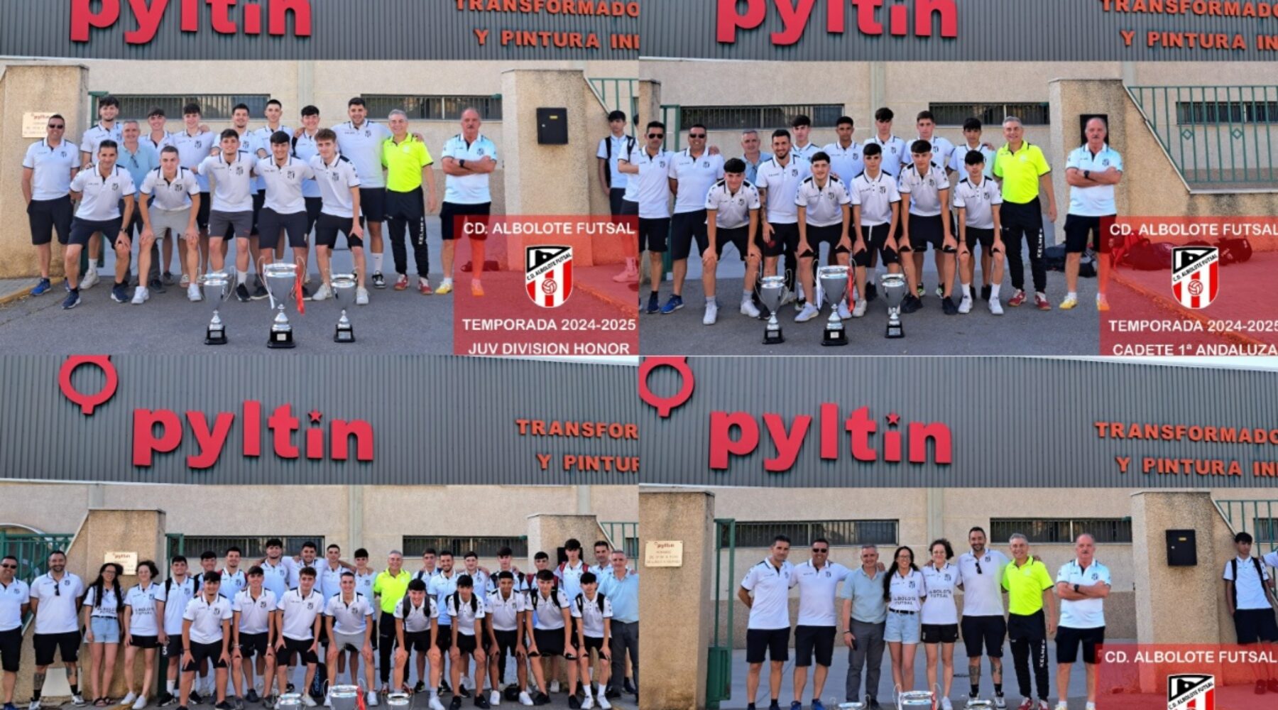 El CD Albolote Futsal agradece a PYLTIN su apoyo durante la campaña 24/25