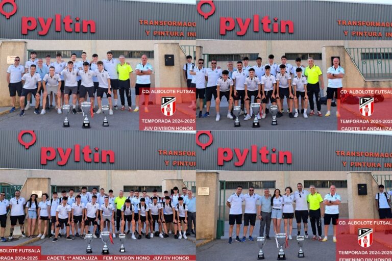Lee más sobre el artículo El CD Albolote Futsal agradece a PYLTIN su apoyo durante la campaña 24/25