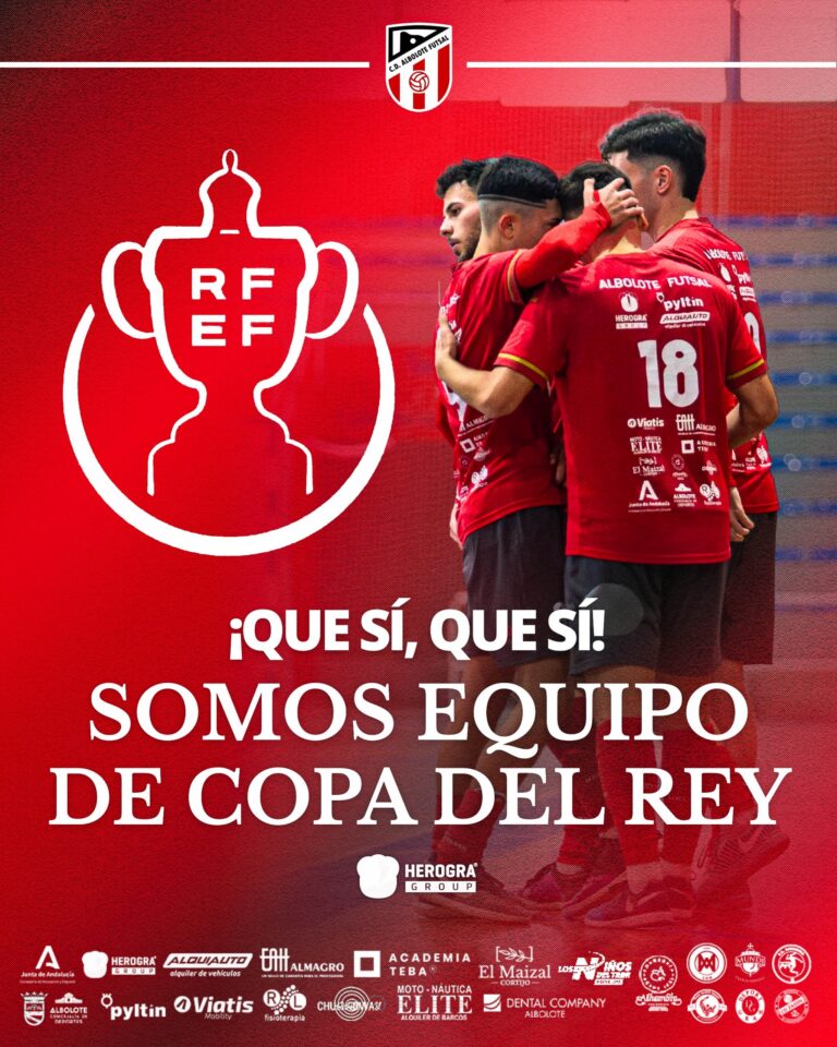 Lee más sobre el artículo El HEROGRA Albolote Futsal disputará la Copa de España SM El Rey 25/26