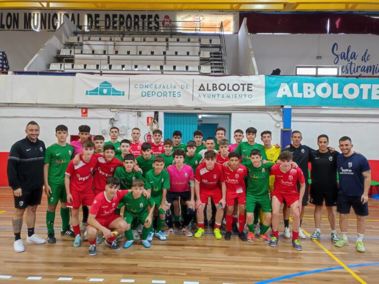 Lee más sobre el artículo Encuentro amistoso entre el cadete PYLTIN Albolote FS y el infantil de la Selección Andaluza